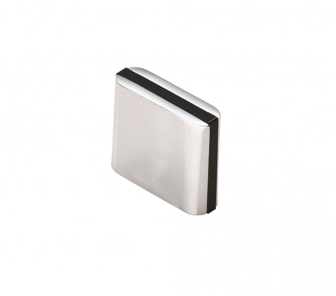 Fingertip Design FTD429 Harris Cabinet Knob - Polished Chrome/Black