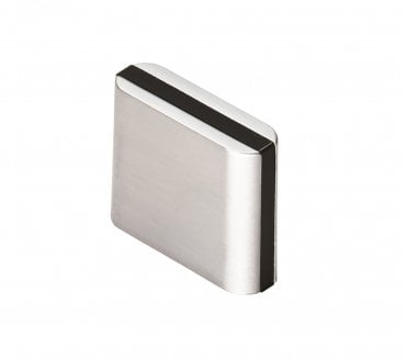 Fingertip Design FTD429 Harris Cabinet Knob - Satin Chrome/Black