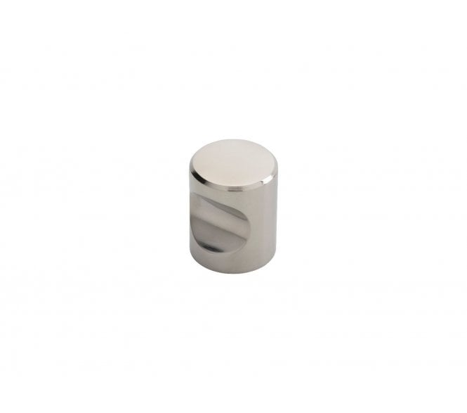 Fingertip Design FTD430 Cylindrical Cabinet Knob - Polished Stainless Steel