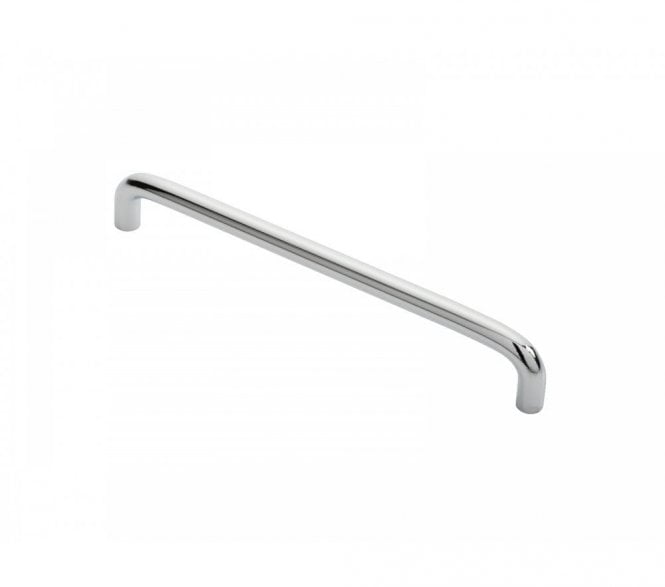 Fingertip Design FTD460 D-Shaped Cabinet Pull Handle 192mm - Polished Chrome