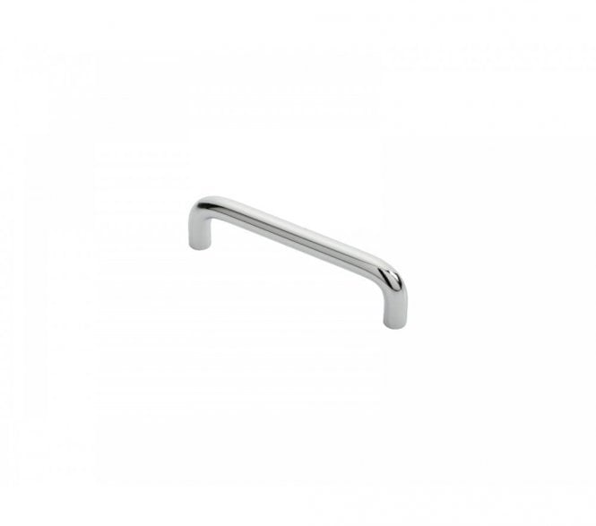 Fingertip Design FTD460 D-Shaped Cabinet Pull Handle 96mm - Polished Chrome