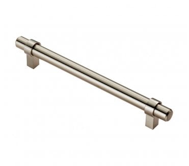 Fingertip Design FTD495 Rail Bar Cabinet Pull Handles - Satin Nickel