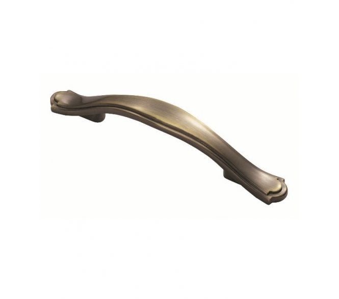 Fingertip Design FTD505 Stepped Edge Cabinet Handle 130mm - Antique Burnished Brass