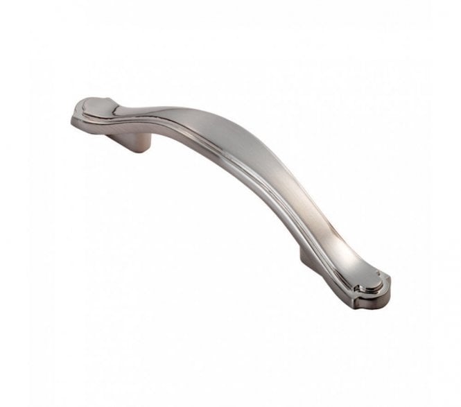 Fingertip Design FTD505 Stepped Edge Cabinet Handle 130mm - Satin Nickel