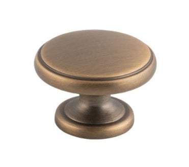 Fingertip Design FTD524 Oxford Cabinet Knob - Antique Brass