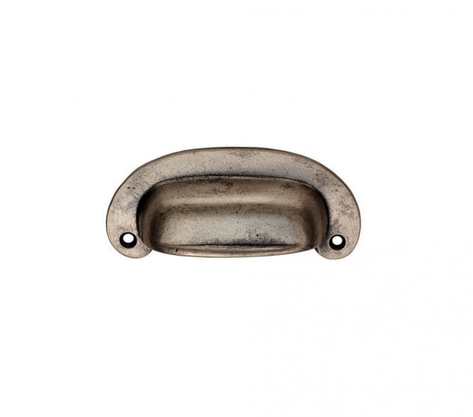 Fingertip Design FTD5515 Rounded Drawer Cup Pull - Pewter