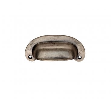 Fingertip Design FTD5515 Rounded Drawer Cup Pull - Pewter