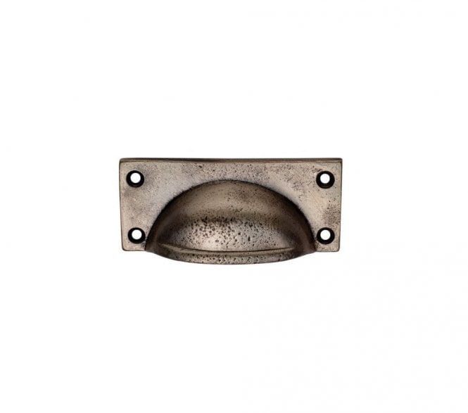 Fingertip Design FTD5520 Squared Cup Drawer Pull - Pewter