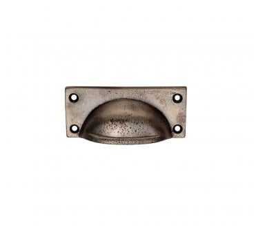 Fingertip Design FTD5520 Squared Cup Drawer Pull - Pewter