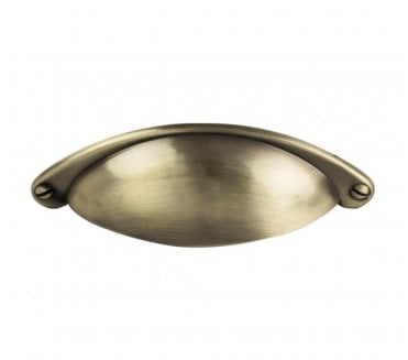 Fingertip Design FTD555 Cup Cabinet Drawer Pull - Antique Burnished Brass