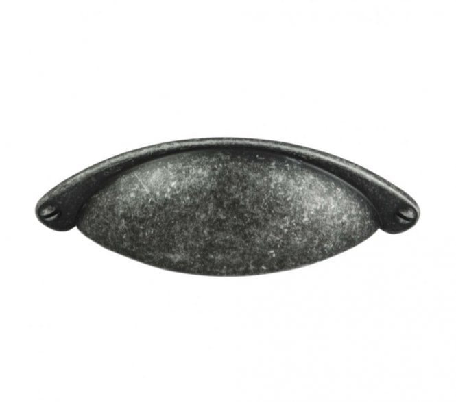 Fingertip Design FTD555 Cup Cabinet Drawer Pull - Pewter Effect