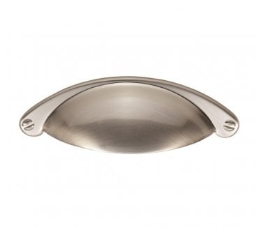 Fingertip Design FTD555 Cup Cabinet Drawer Pull  - Satin Nickel