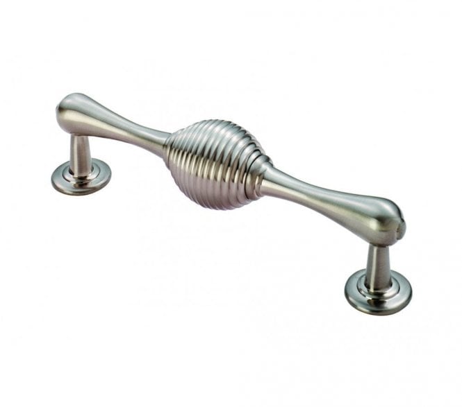 Fingertip Design FTD605R Beehive Cabinet Handle - Satin Nickel