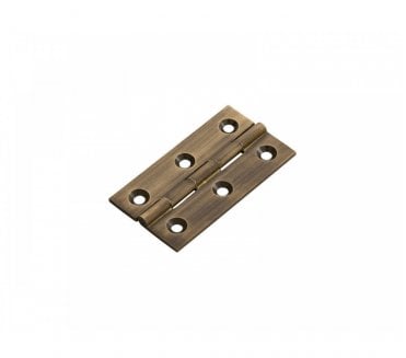 Fingertip Design FTD800 64x35mm Cabinet Hinges (Pair) - Antique Brass