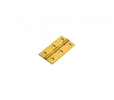 Fingertip Design FTD800 64x35mm Cabinet Hinges (Pair) - Polished Brass