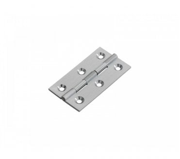 Fingertip Design FTD800 64x35mm Cabinet Hinges (Pair) - Satin Chrome