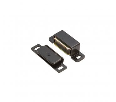 Fingertip Design Heavy Duty Deluxe Magnetic Catch - Matt Black