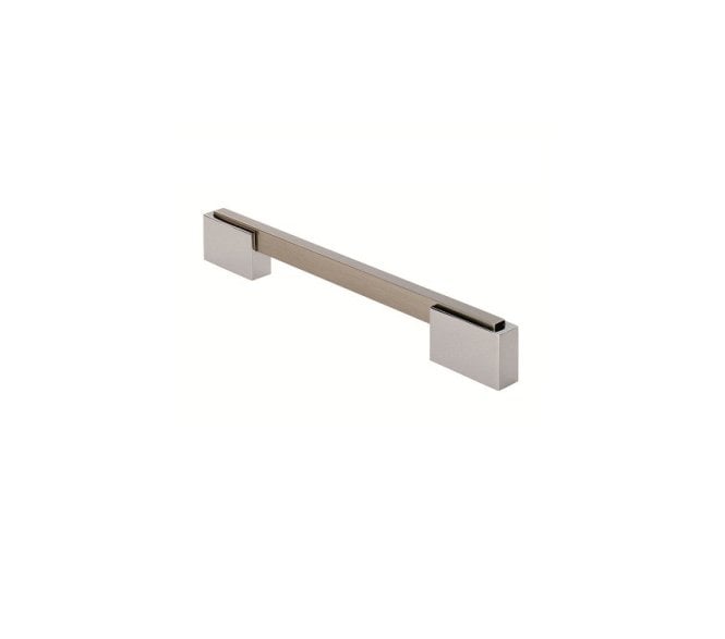 Fingertip FTD4215 Aria Cabinet Pull Handles - Satin Nickel/Polished Chrome
