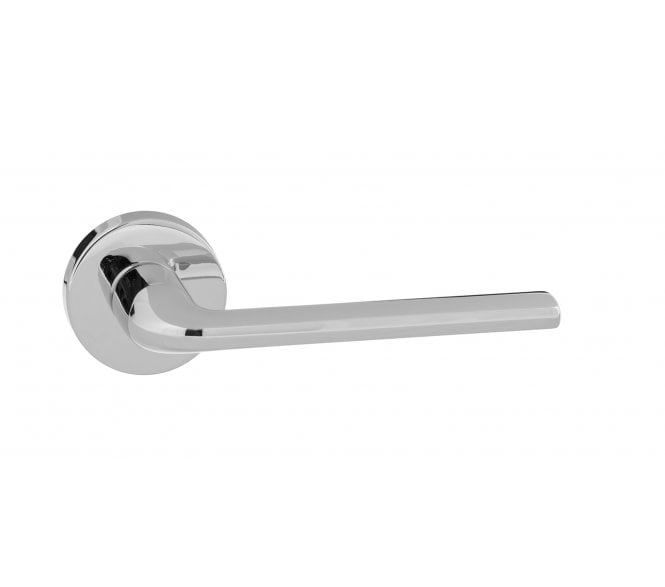 Forme FMR133PC Milly Door Handles On Round Rose - Polished Chrome