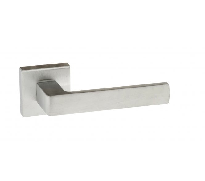 Forme FMS254SC Asti Designer Lever on Minimal Square Rose - Satin Chrome