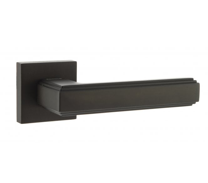 Forme FMS293UDB Alila Designer Lever on Minimal Square Rose - Urban Dark Bronze