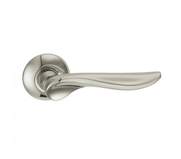 Fortessa Achilles Door Handle On Rose - Satin Nickel
