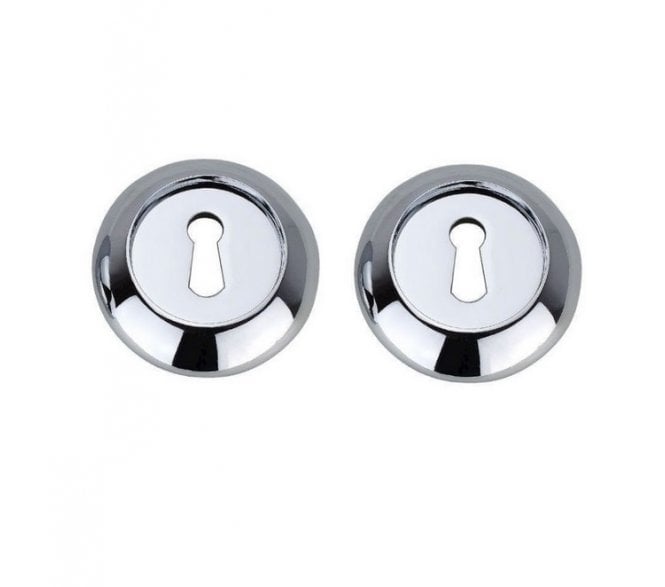 Fortessa Achilles Keyhole Escutcheon - Polished Chrome (Pair)