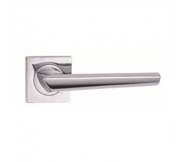 Fortessa Carrera Door Handle On Rose - Polished Chrome