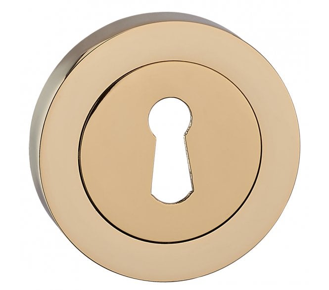 Fortessa FESC Round Designer Escutcheons (Pair)  -PVD Brass