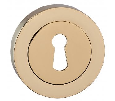 Fortessa FESC Round Designer Escutcheons (Pair)  -PVD Brass