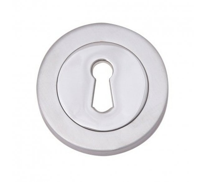 Fortessa FESC Round Designer Escutcheons (Pair)  - Satin Chrome