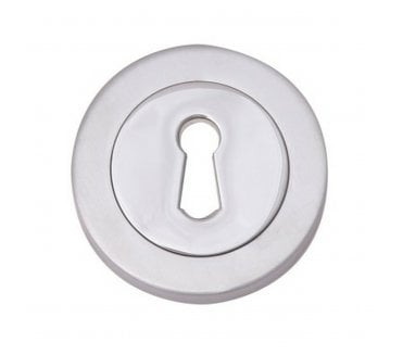 Fortessa FESC Round Designer Escutcheons (Pair)  - Satin Chrome