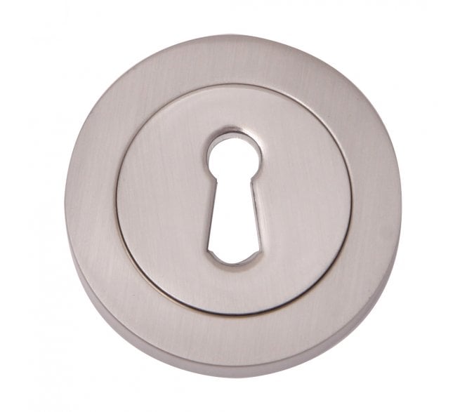 Fortessa FESC Round Designer Escutcheons (Pair)  - Satin Nickel