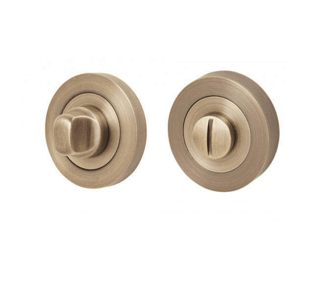 Fortessa Round Designer Bathroom Turn & Release Set - Antique Bronze