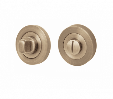 Fortessa Round Designer Bathroom Turn & Release Set - Antique Bronze