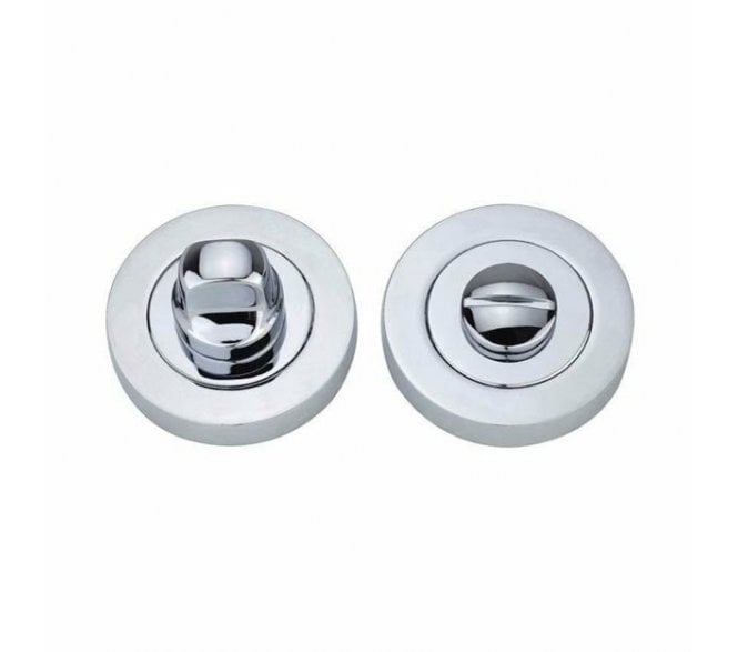 Fortessa Round Designer Bathroom Turn & Release Set - Polished Chrome