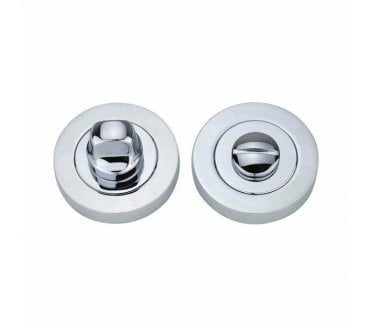 Fortessa Round Designer Bathroom Turn & Release Set - Polished Chrome
