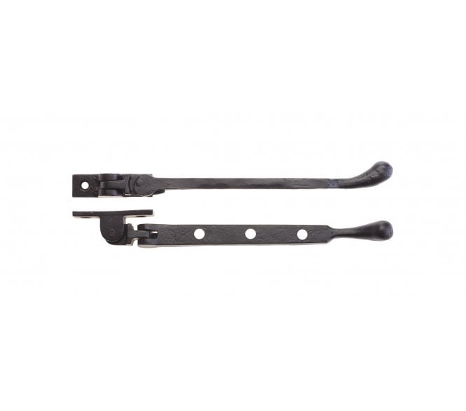 Foxcote Foundries Bulb End Window Casement Stay 203mm - Black Antique