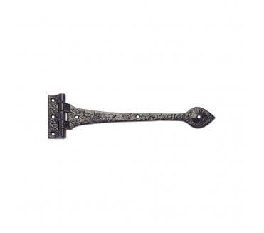 Foxcote Foundries FF15 T-Hinges 305mm - Black Antique (Pair)