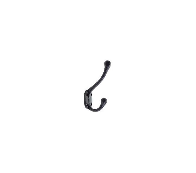 Foxcote Foundries FF22 Hat and Coat Hook - Black Antique