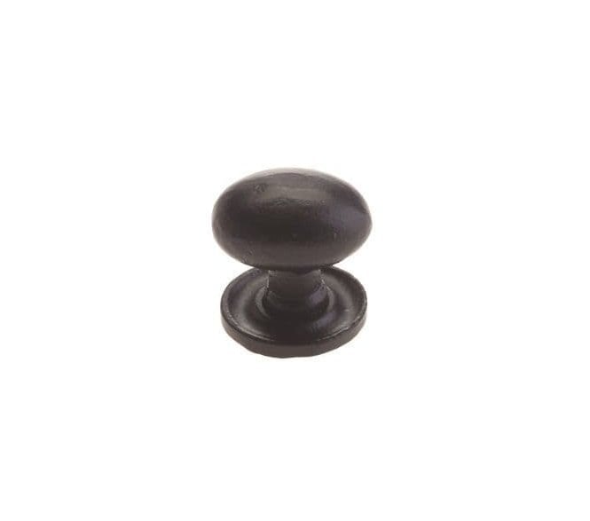 Foxcote Foundries FF31 Oval Cabinet Knob - Black Antique
