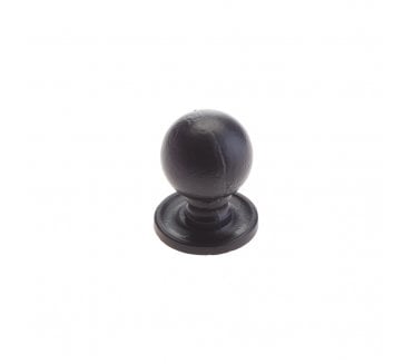 Foxcote Foundries FF32 Round Cabinet Knob - Black Antique