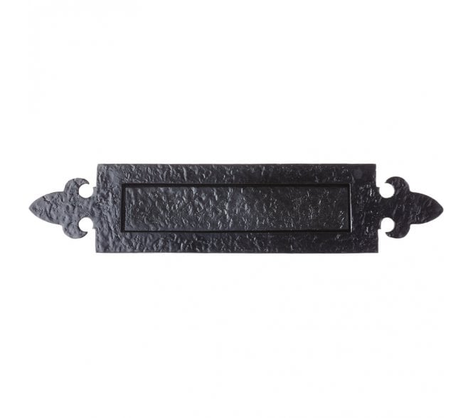 Foxcote Foundries FF35 Fleur-De-Lys Letter Plate - Black Antique