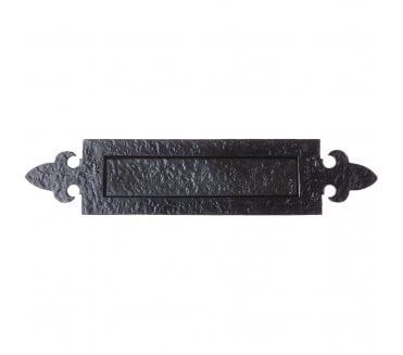 Foxcote Foundries FF35 Fleur-De-Lys Letter Plate - Black Antique