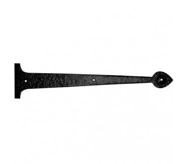 Foxcote Foundries FF87 Hinge Front (pair) 457mm Overall - Black Antique