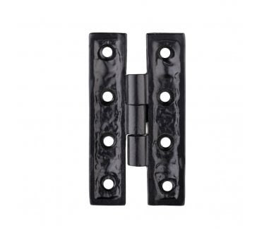 Foxcote Foundries FF88 H Pattern Cabinet Hinge - Black Antique