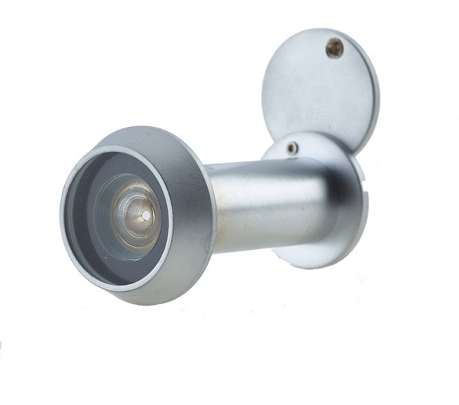 Frelan 200deg Door Viewer, Fire Rated  - Satin Chrome - (50-70mm Doors)