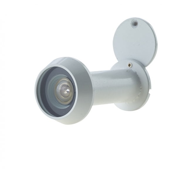 Frelan 200deg Door Viewer, Fire Rated  - White  - (50-70mm Doors)