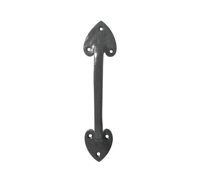Frelan 200mm Fleur De Lys Pull handle - Black Antique
