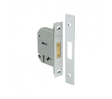 Frelan 3 Lever Mortice Deadlocks - Polished Chrome